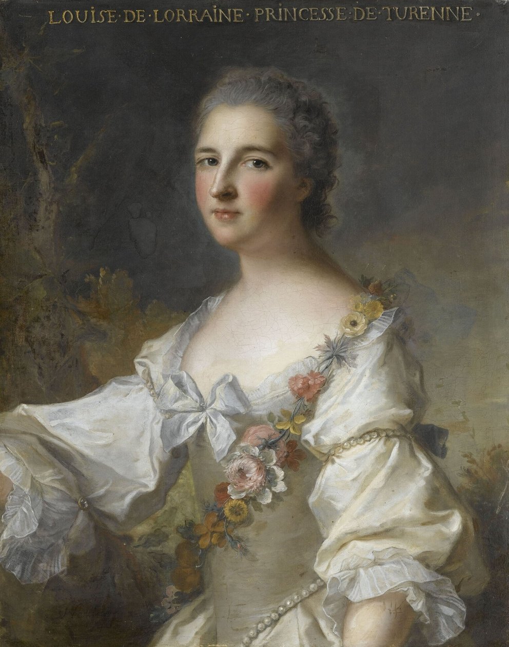 Louise-Henriette-Gabrielle de Lorraine, prinsessa av Turenne, hertiginna av Bouillon (1718-1788) av Jean Marc Nattier