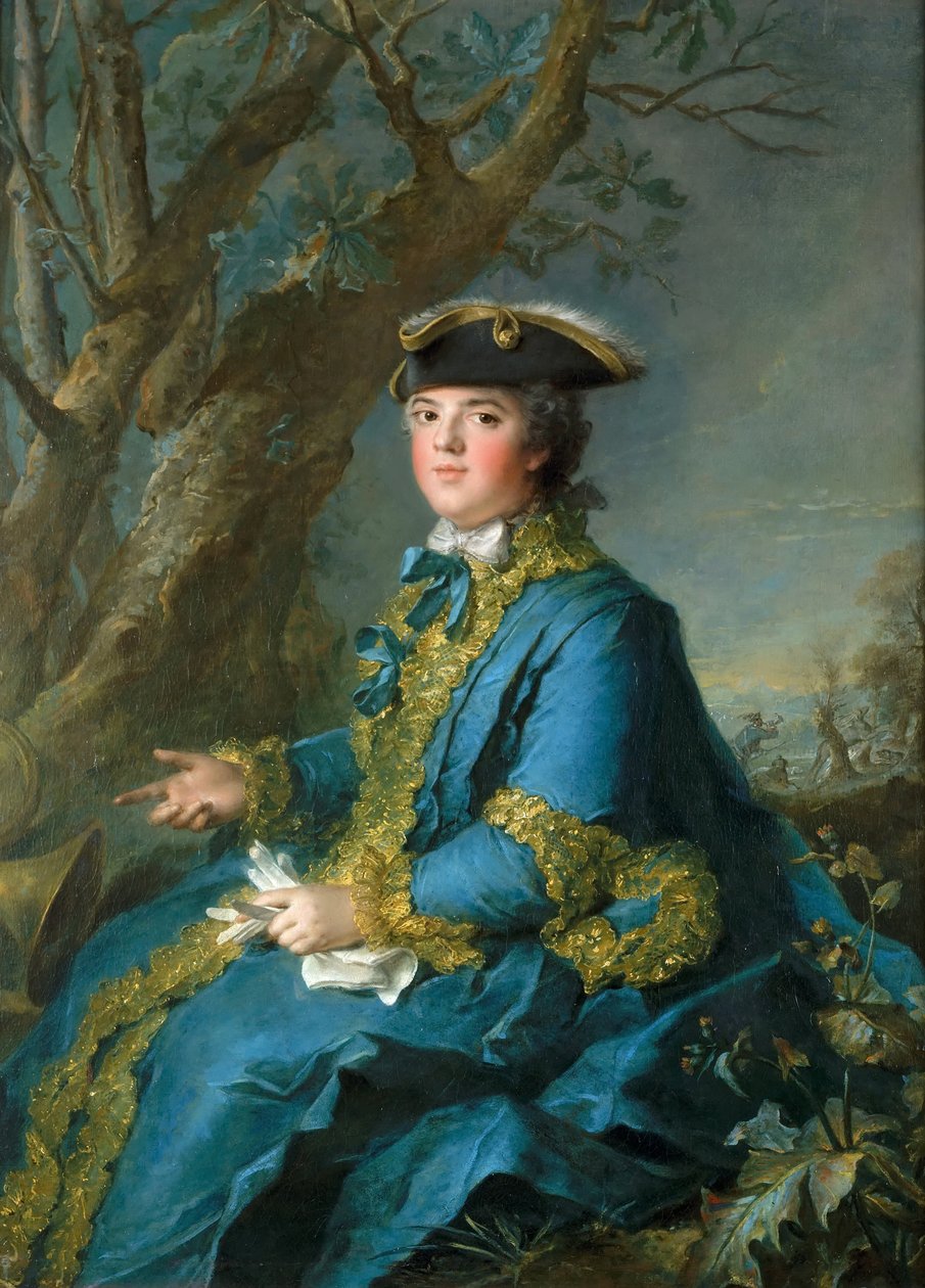 Louise Élisabeth av Frankrike 1727-1759, hertiginna av Parma av Jean Marc Nattier