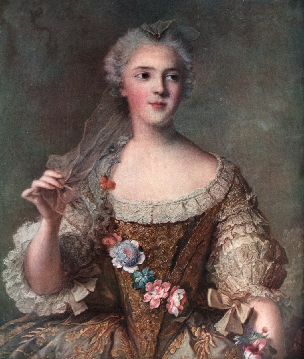 Madame Sophie, dotter till Ludvig XV, 1909. av Jean Marc Nattier