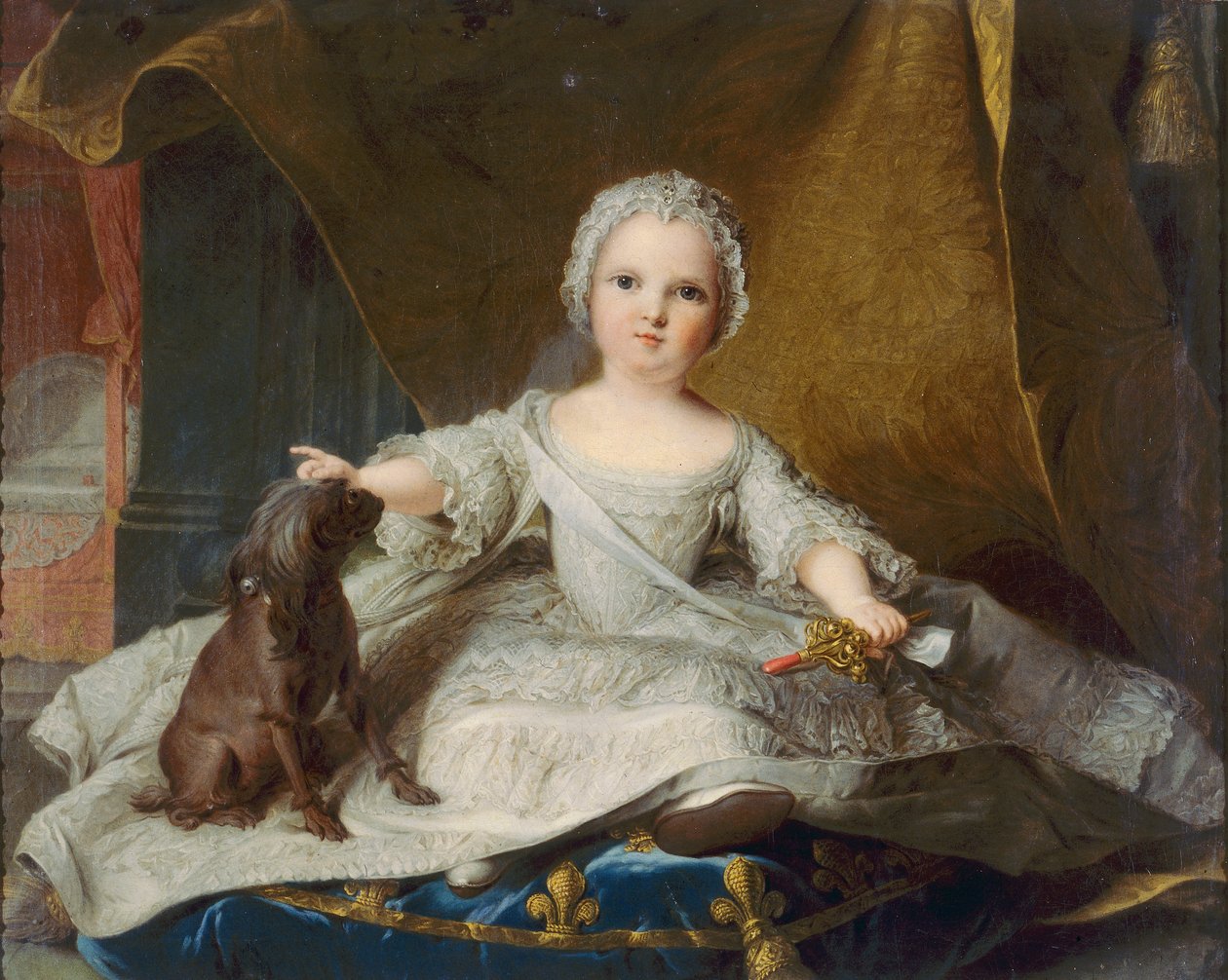 Marie Zephirine från Frankrike av Jean Marc Nattier
