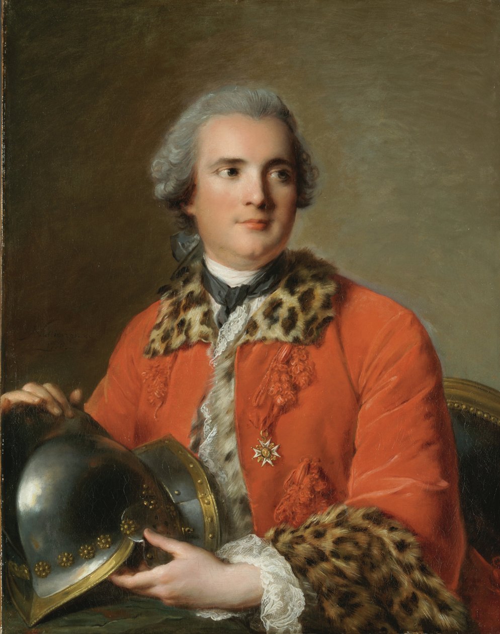 Porträtt av Jean-Victor de Rochechouart de Mortemart 1712-1771, 1756 av Jean Marc Nattier