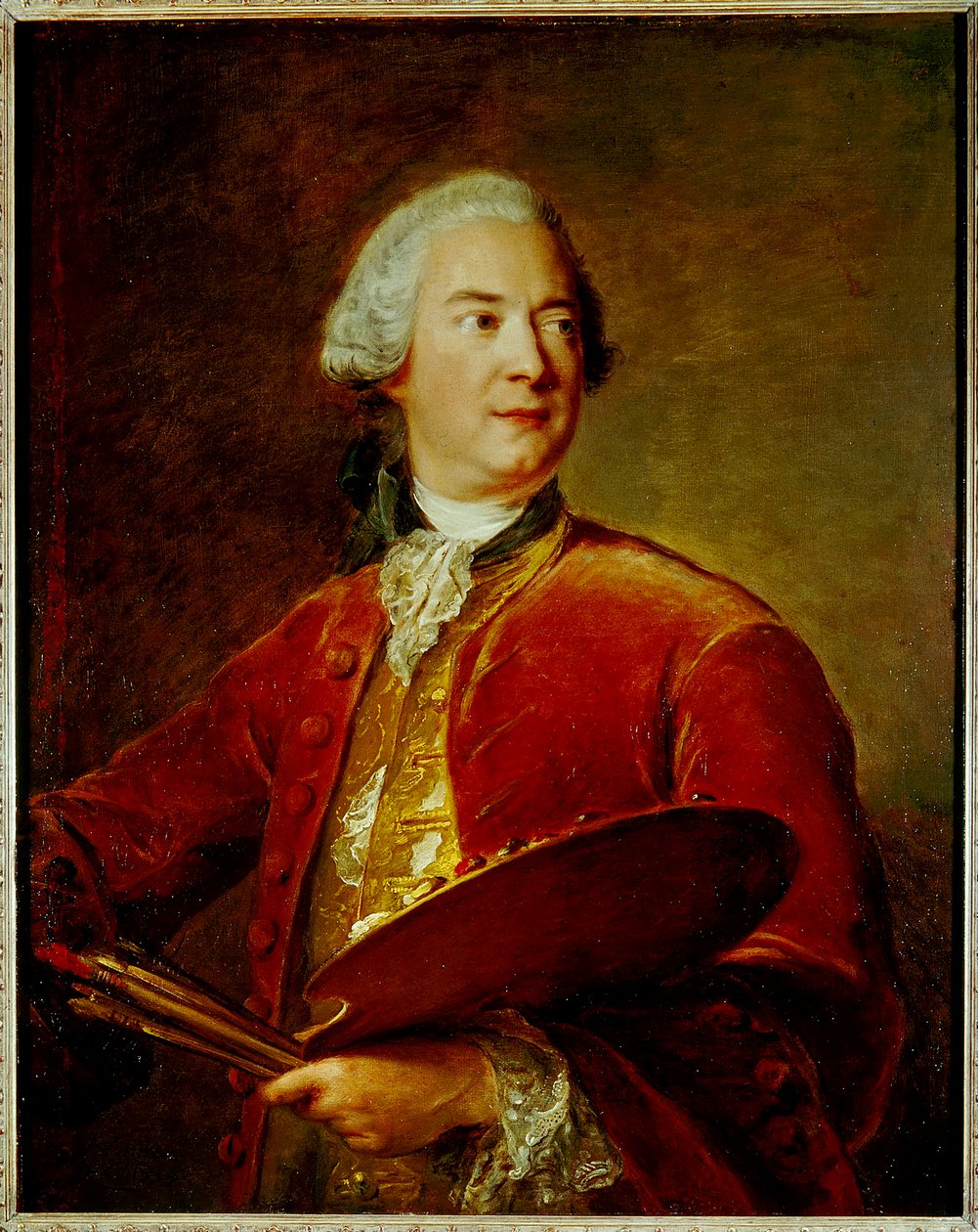 Porträtt av Louis Tocque 1696-1772, 1739. av Jean Marc Nattier