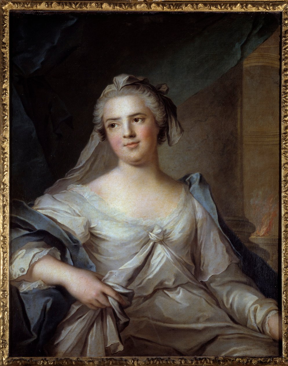 Porträtt av Madame Henriette av Frankrike (1727-1752), dotter till Ludvig XV, i vestalmålning av Jean Marc (Jean-Marc) Nattier (1685-1766) av Jean Marc Nattier