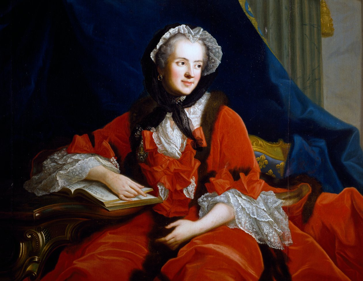 Porträtt av Maria Leczinska eller Leszczynska (Trzebnica av Jean Marc Nattier