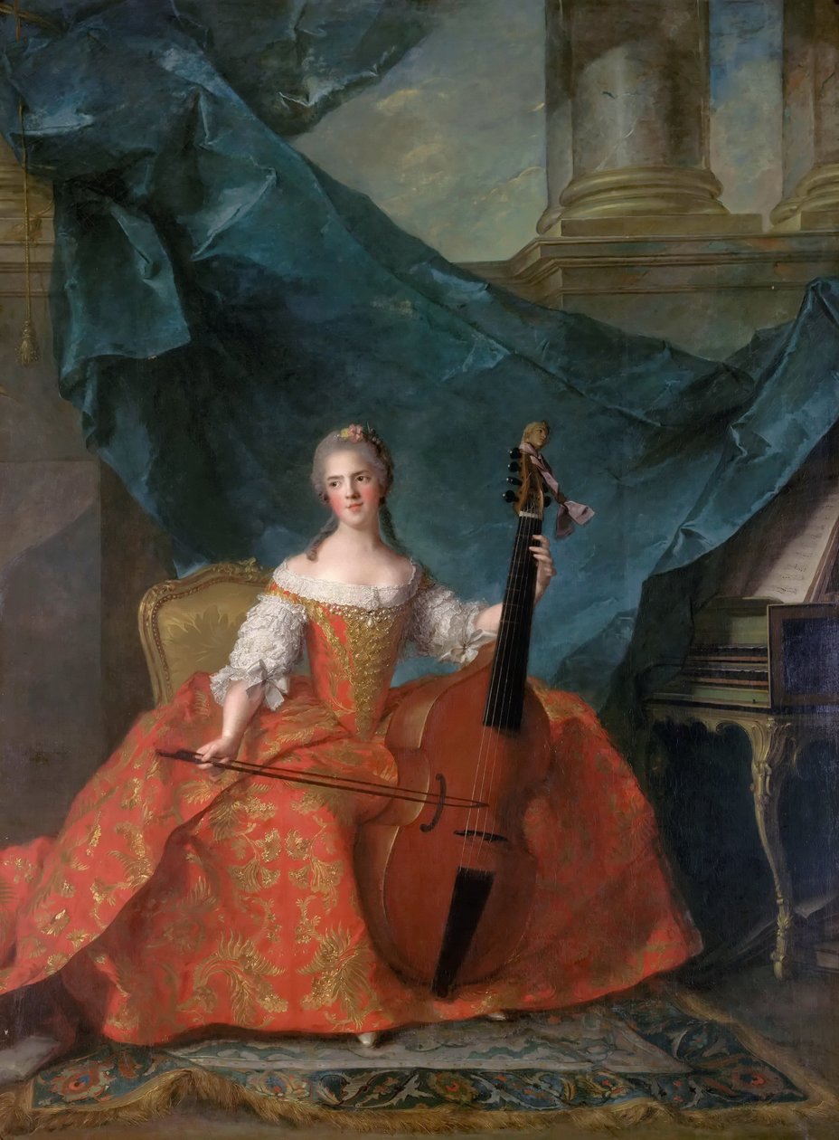 Prinsessan Anne Henriette av Frankrike 1727-1752 av Jean Marc Nattier