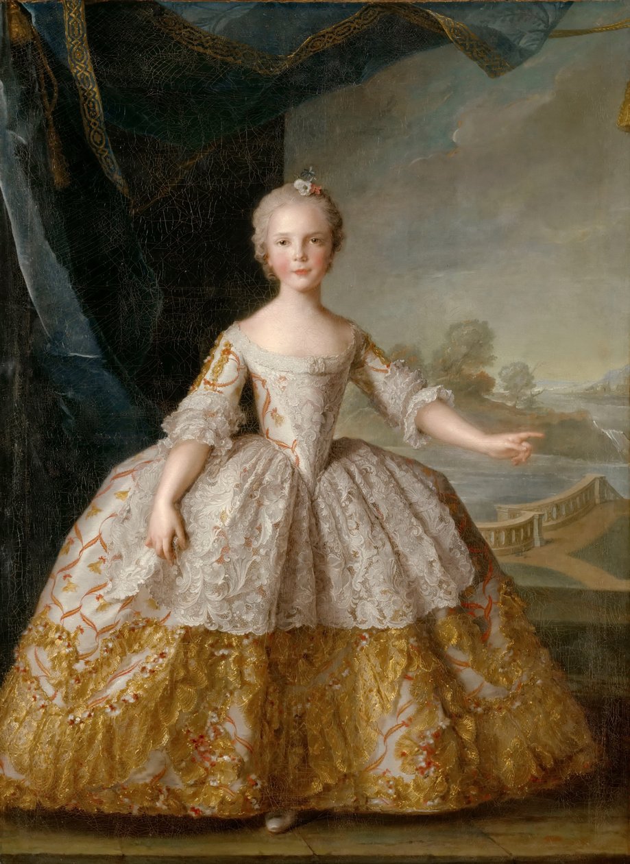 Prinsessan Isabella av Parma 1741-1763 som barn av Jean Marc Nattier