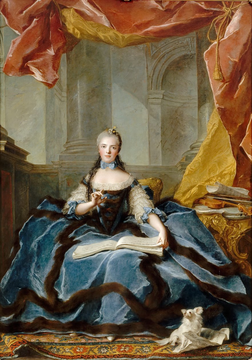 Prinsessan Marie Adelaide av Frankrike 1732-1800 av Jean Marc Nattier