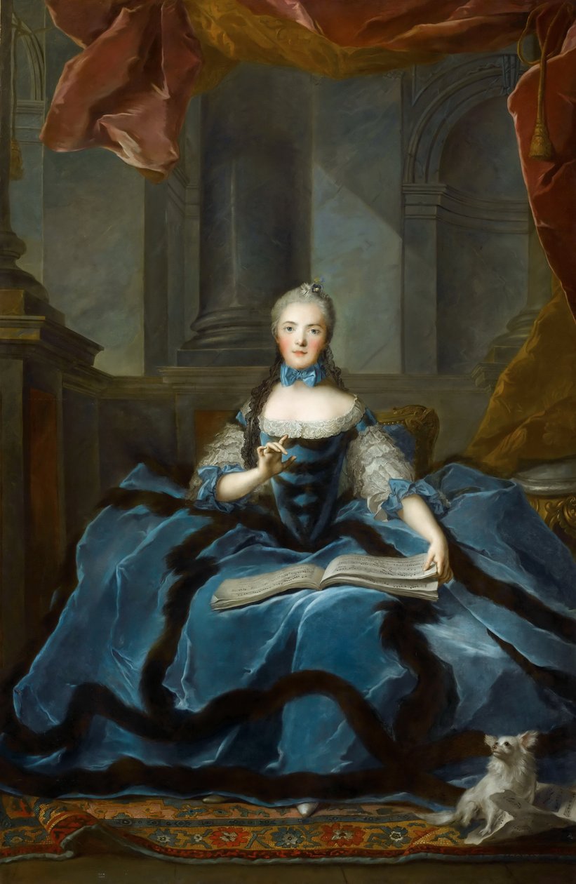 Prinsessan Marie Adelaide av Frankrike 1732-1800 av Jean Marc Nattier