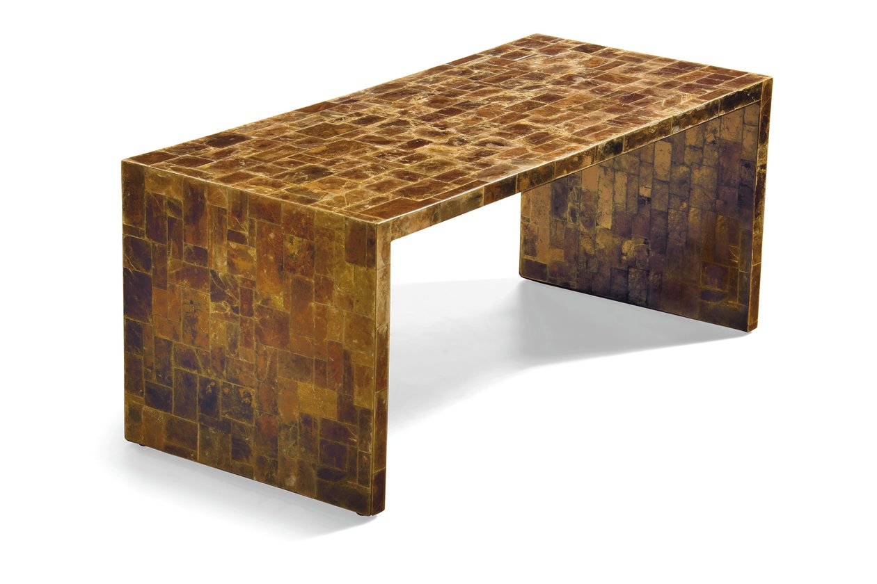 Soffbord, ca 1929 (glimmer och ebenholtsfaner) av Jean Michel Frank