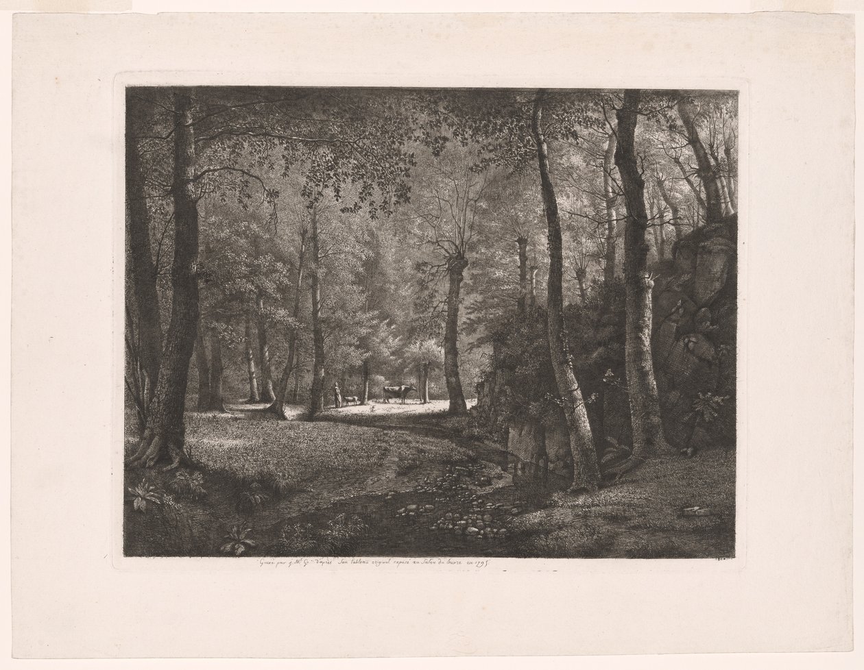 Skogen i Rochecardon av Jean-Michel Grobon