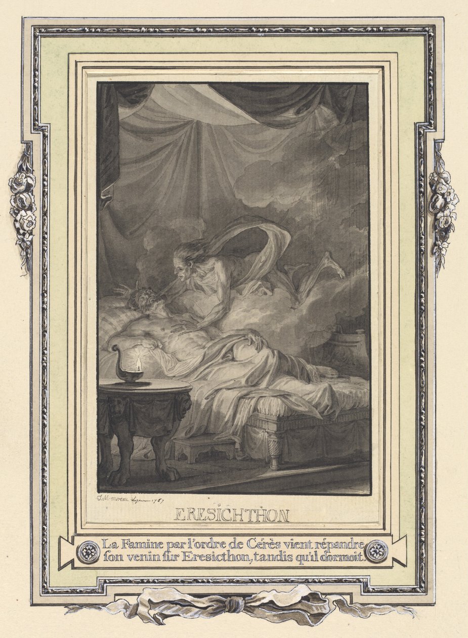 Hungersnöden på order av Ceres... av Jean Michel Moreau