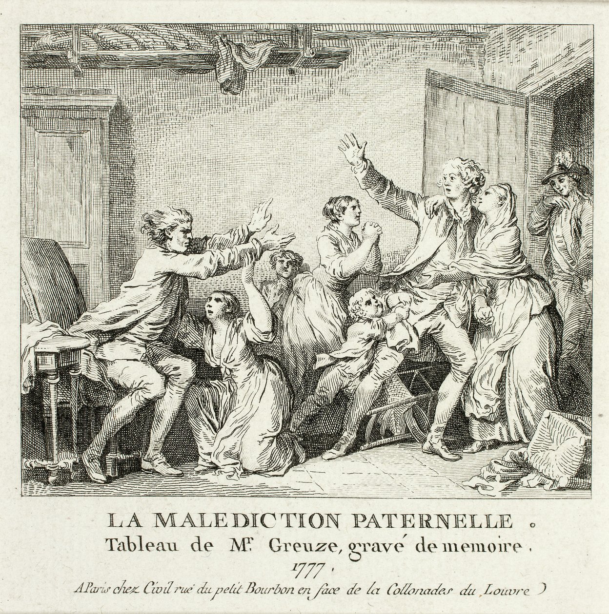 Faderns förbannelse av Jean Michel Moreau