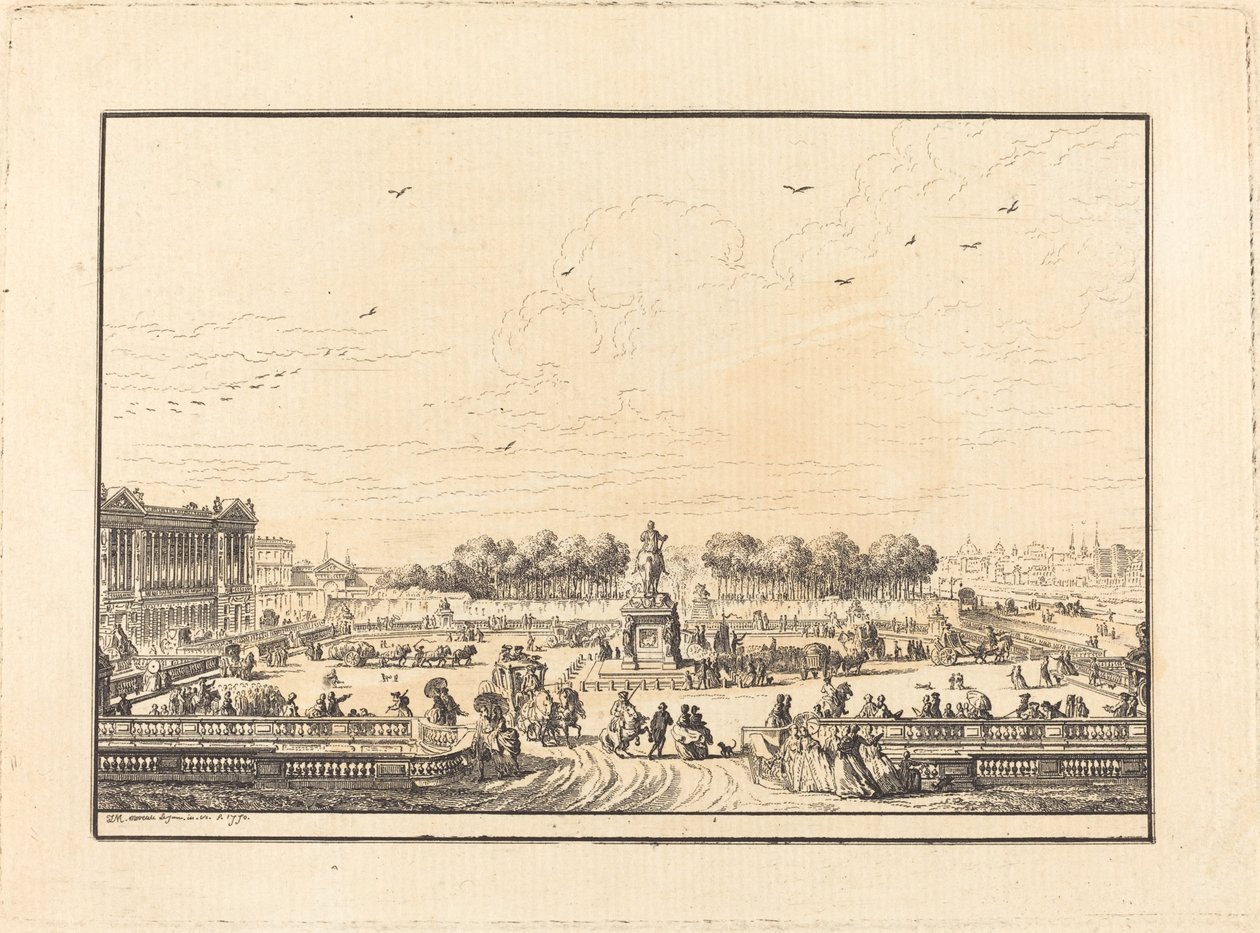 Ludvig XV:s torg av Jean Michel Moreau