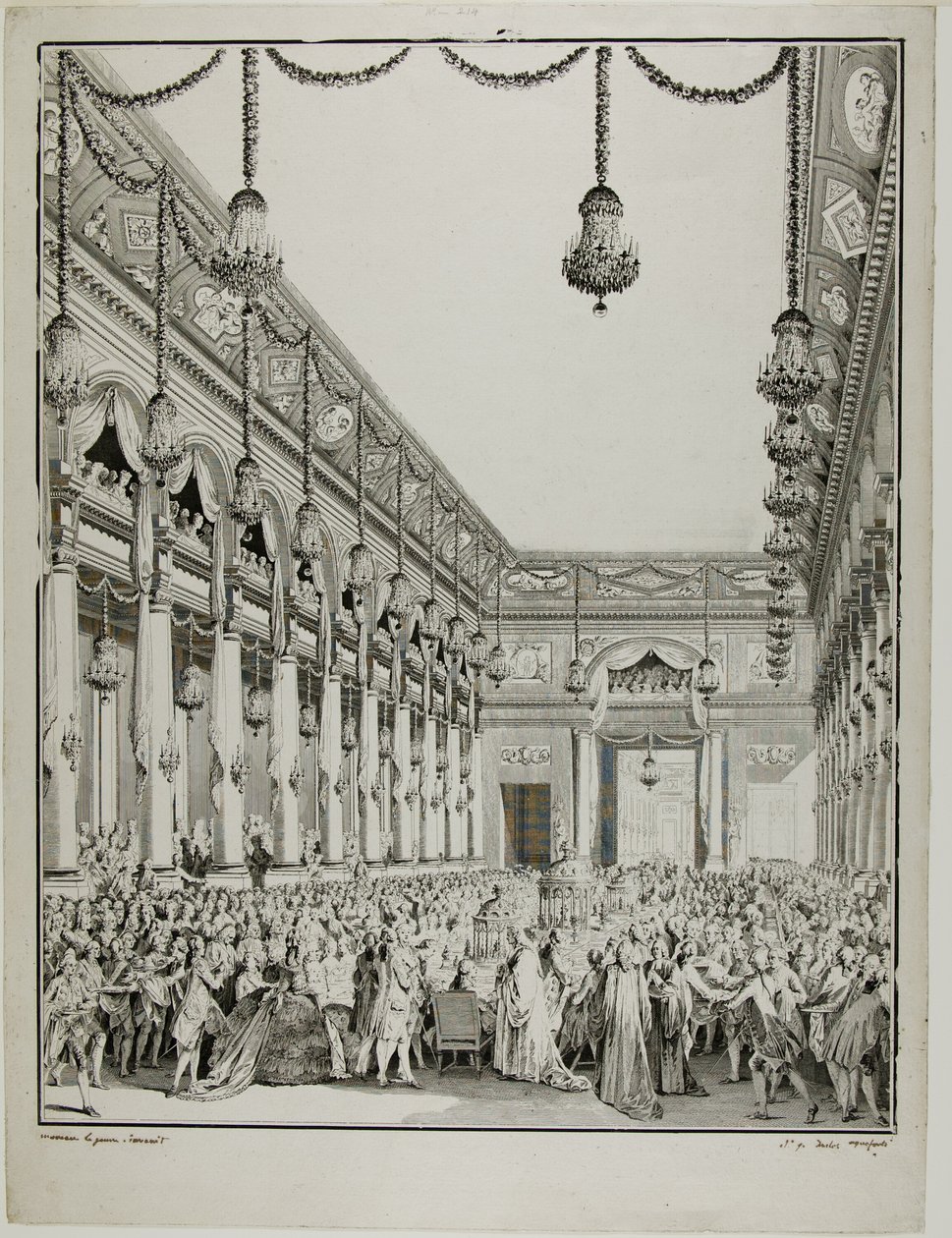 Kunglig festmåltid av Jean Michel Moreau