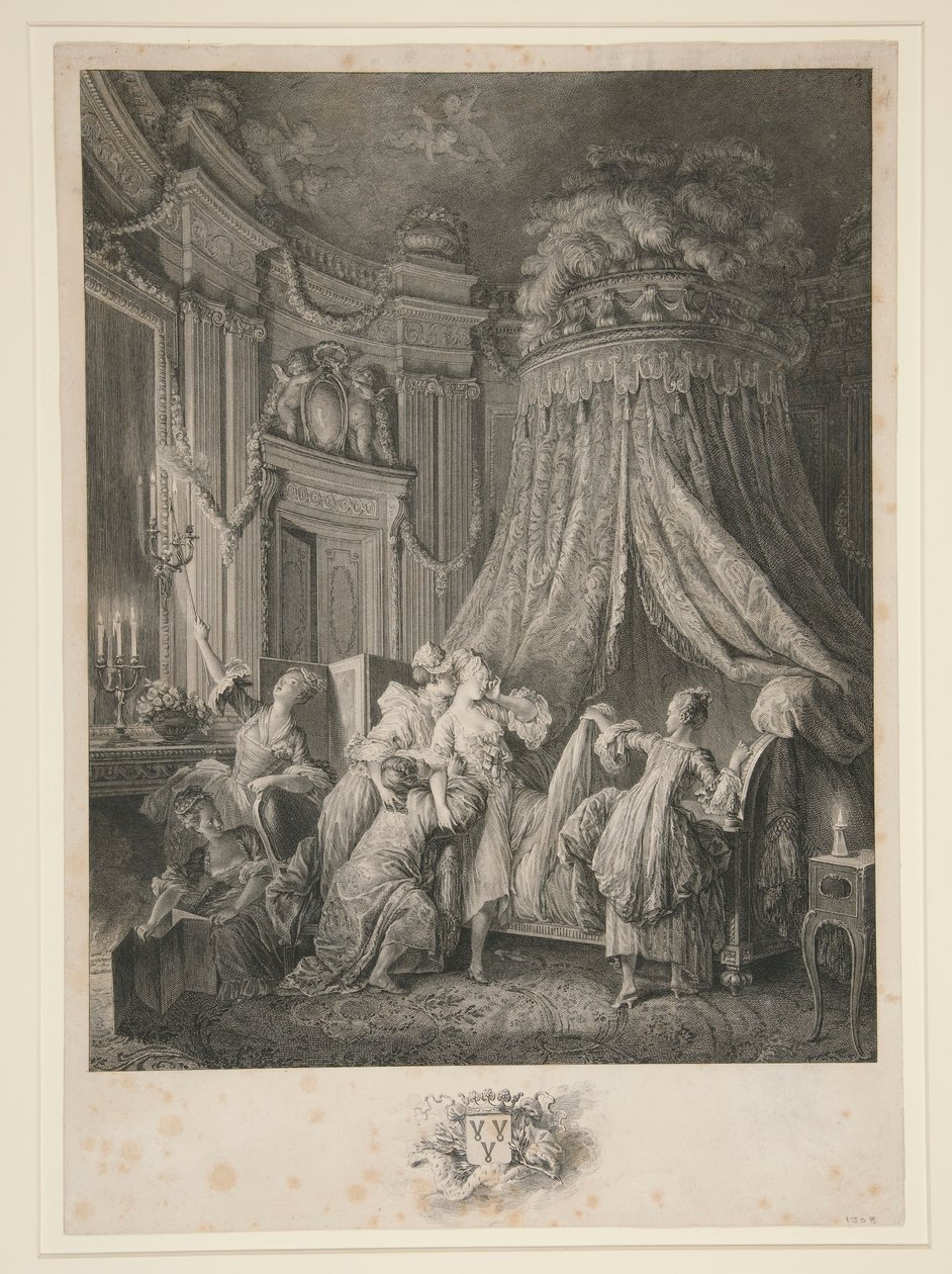 Brudens solnedgång av Jean Michel Moreau le Jeune