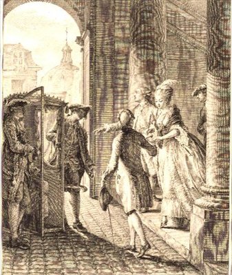 Försiktighetsåtgärderna av Jean Michel the Younger (after) Moreau