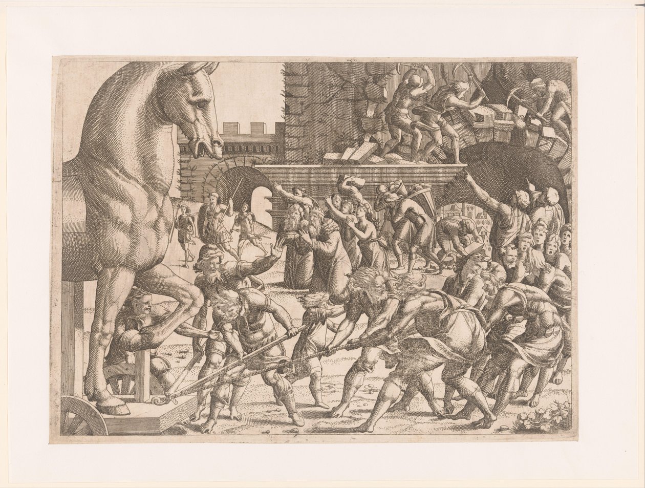 Ta in den trojanska hästen Historien om det trojanska kriget (serietitel) av Jean Mignon (attributed to)