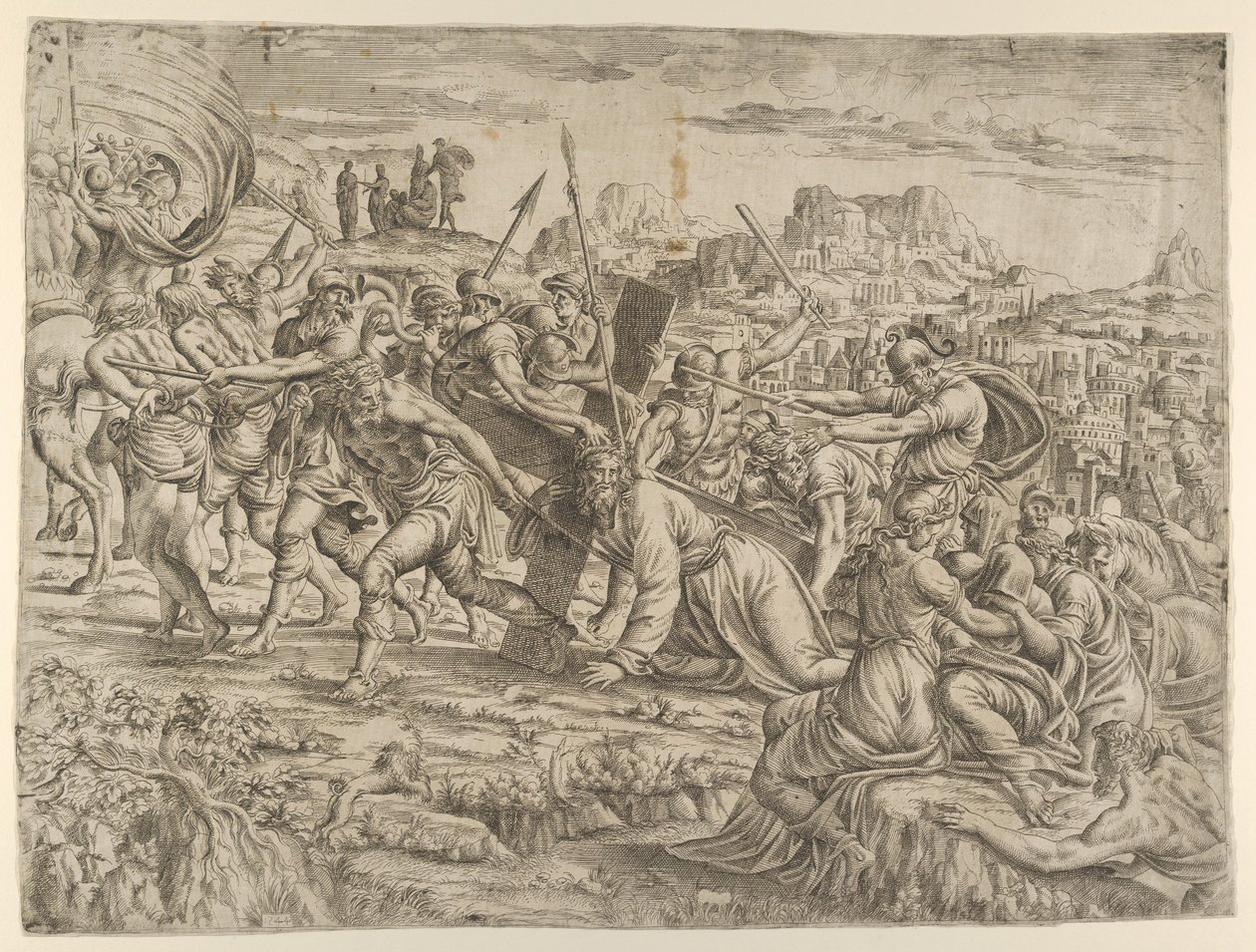 Bärande av korset, 1544. av Jean Mignon
