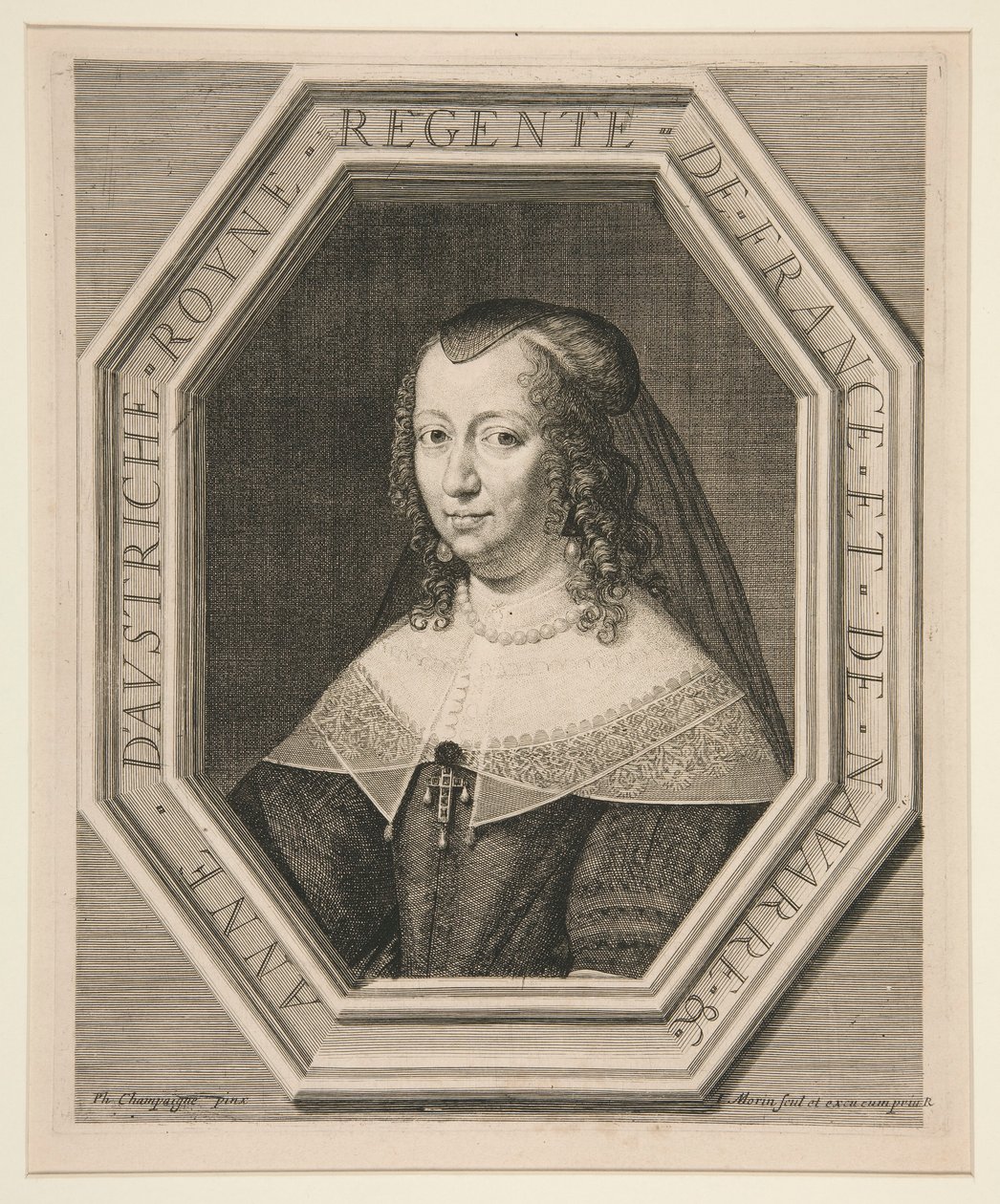 Anna av Österrike (1601-1666) av Jean Morin