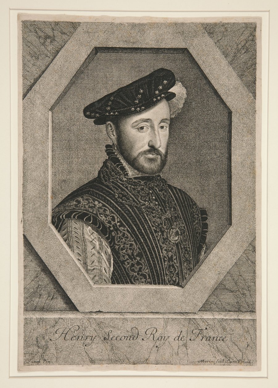 Henrik II, kung av Frankrike (1519-1559) av Jean Morin