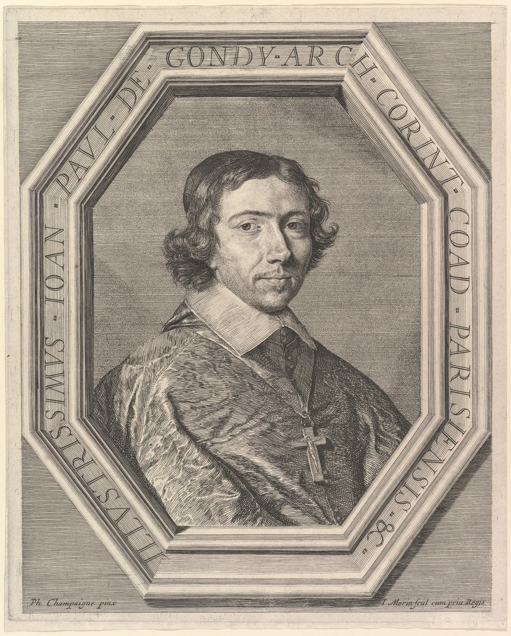 Jean-Francois-Paul de Gondy, coadjutor till ärkebiskopen av Paris, framtida kardinal av Retz. av Jean Morin