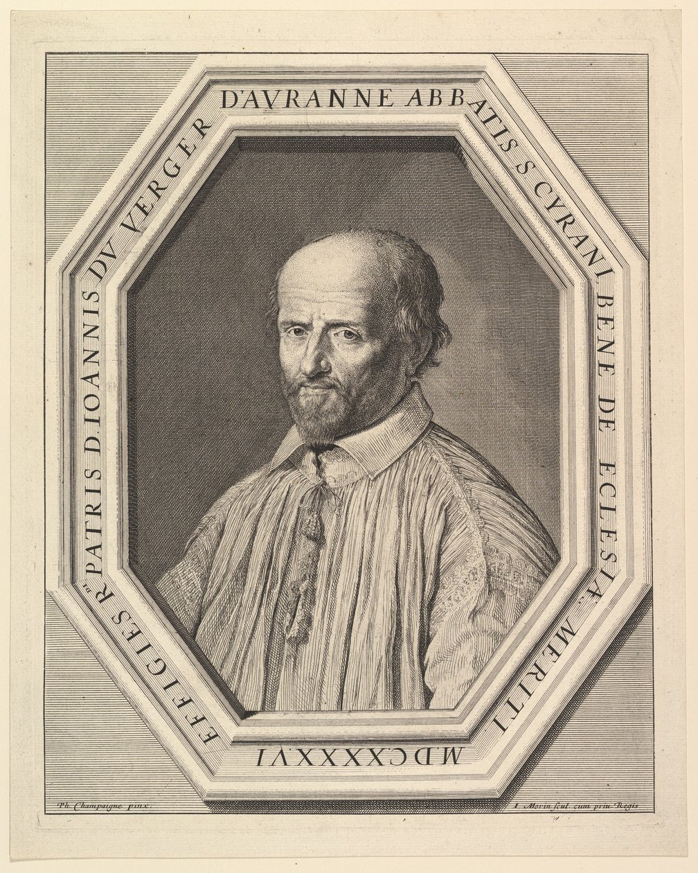 Jean Duvergier de Hauranne, abbot av Saint-Cyran. av Jean Morin