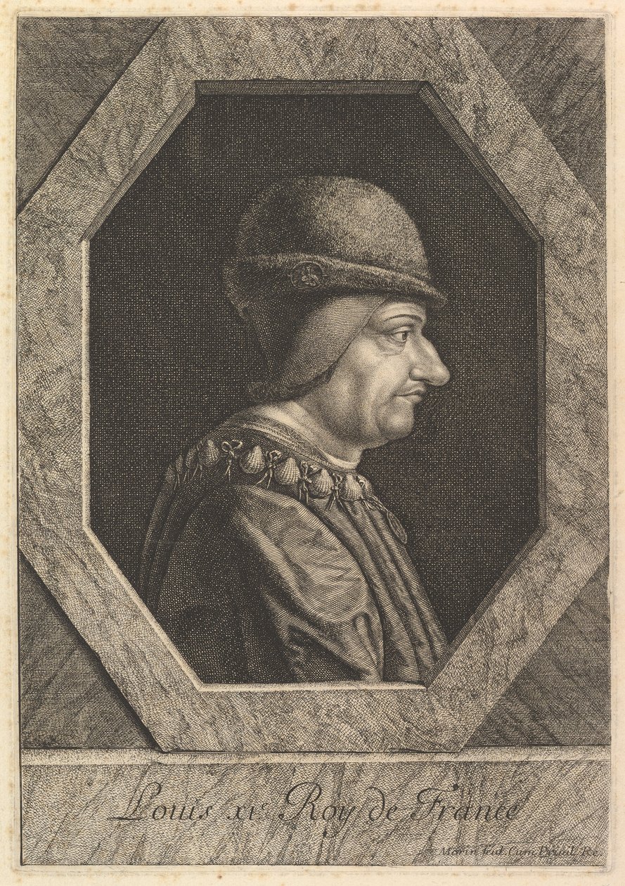 Ludvig XI, kung av Frankrike av Jean Morin