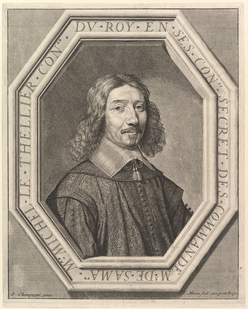 Michel Le Tellier rådgivare åt kungen. av Jean Morin