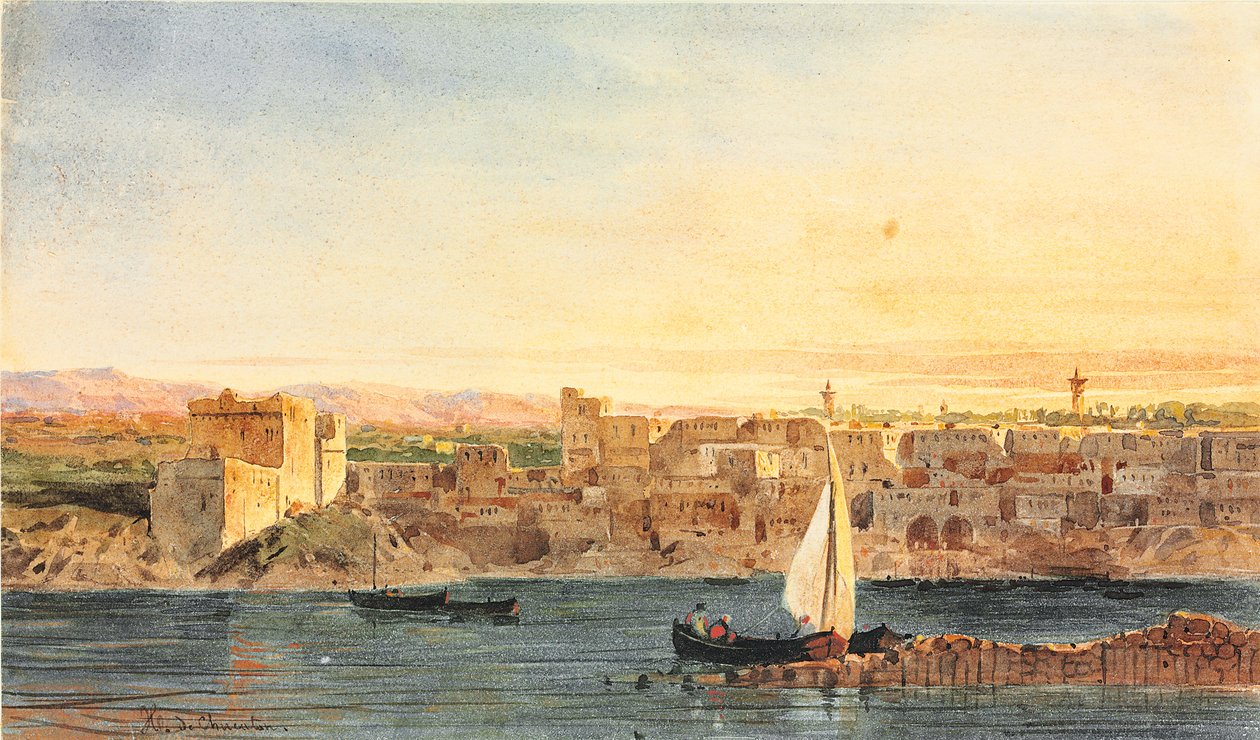 Konstantinopels sublima hamn av Jean Nicolas Henri de Chacaton