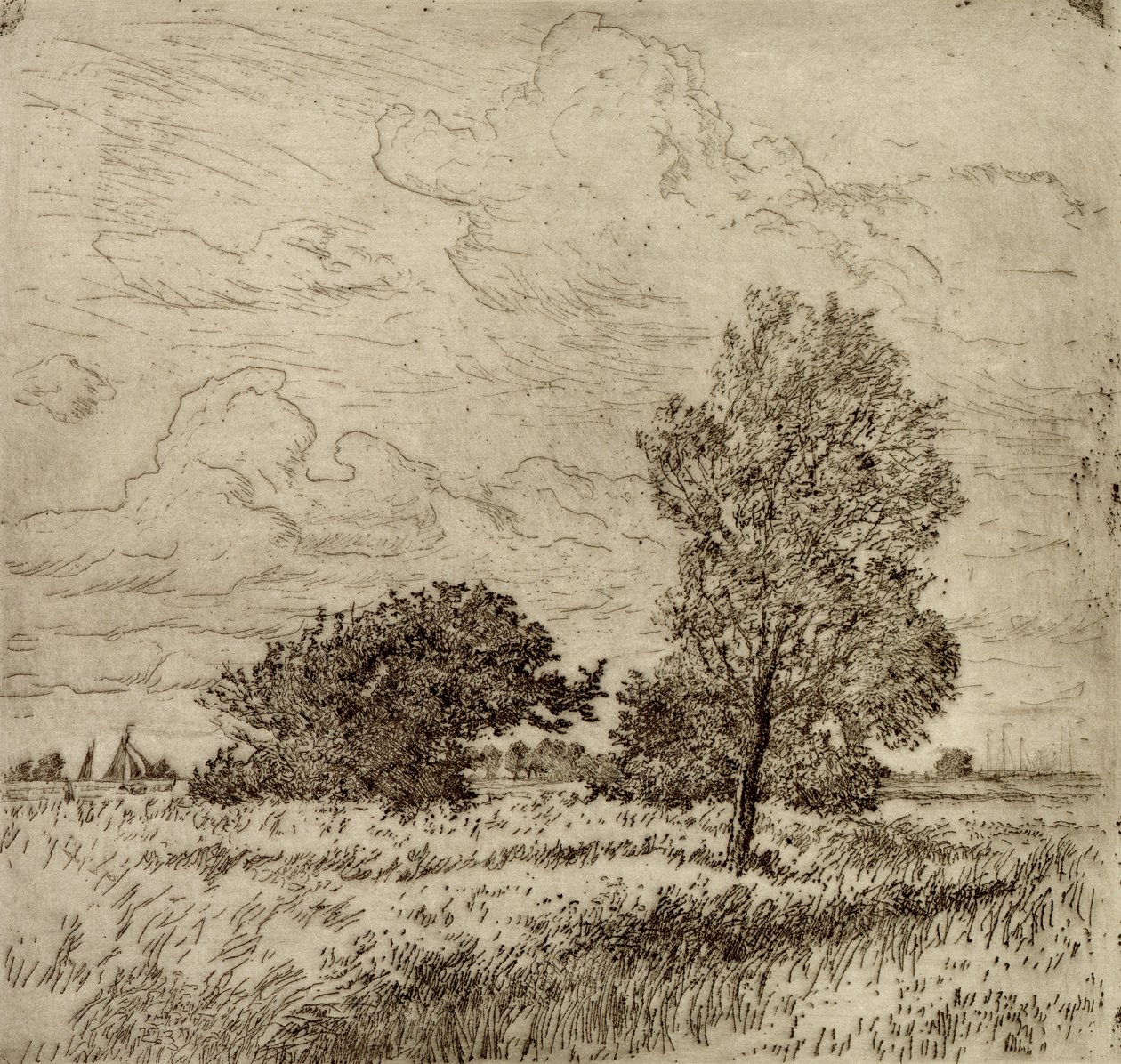 Sommarvind, 1904-06 (torrpunkt) av Jean Paul Kayser