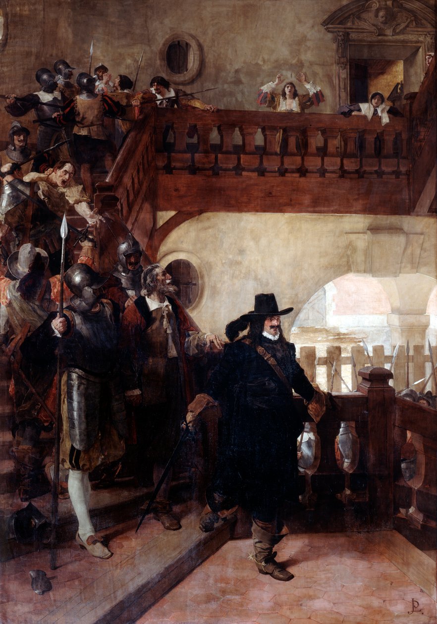 Arresteringen av rådman Broussel, 26 augusti 1648 1800-talets början av Jean Paul Laurens