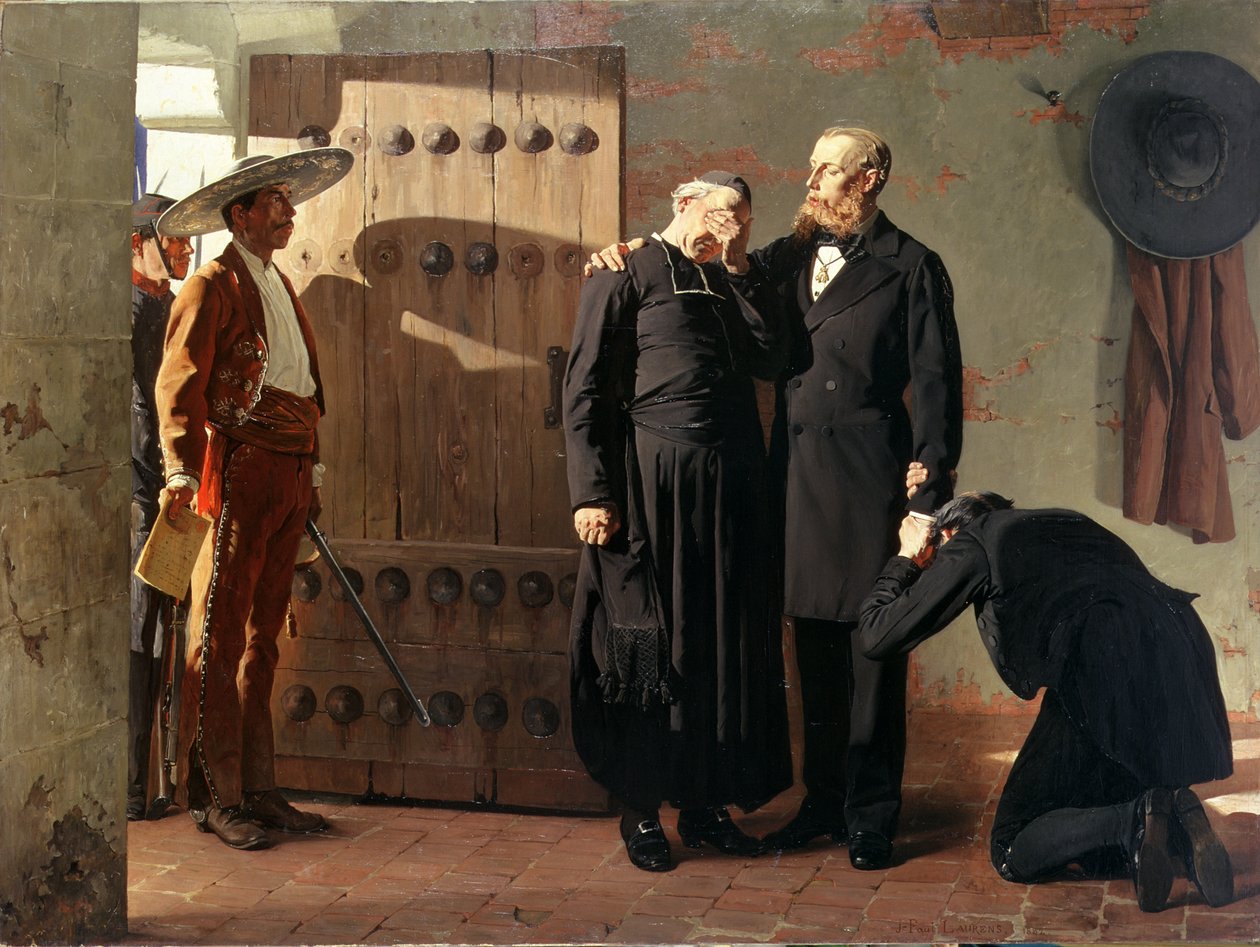 Maximilians sista ögonblick, 1882 av Jean Paul Laurens