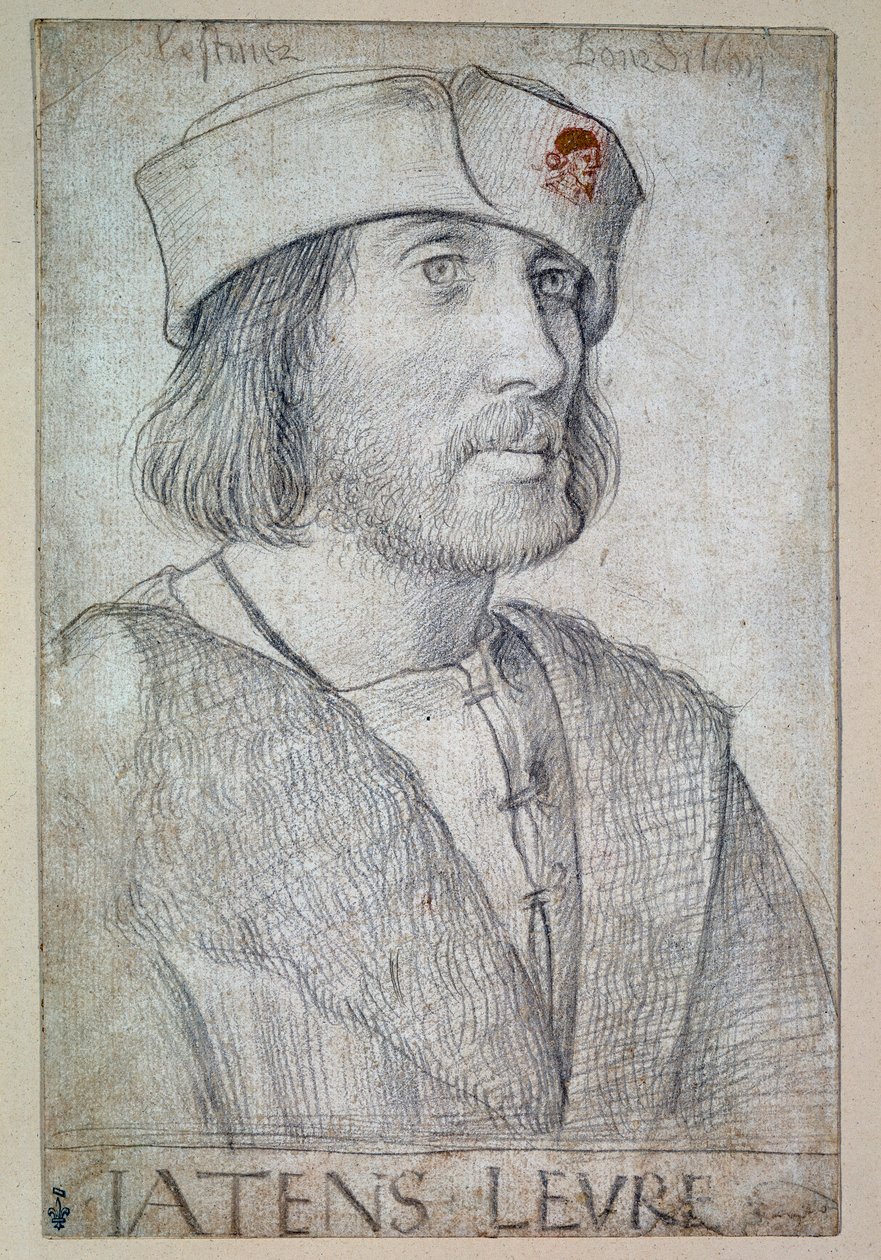 Porträtt av Philippe de la Platiere (1465-1499), fogde och kapten i Nantes med smeknamnet 