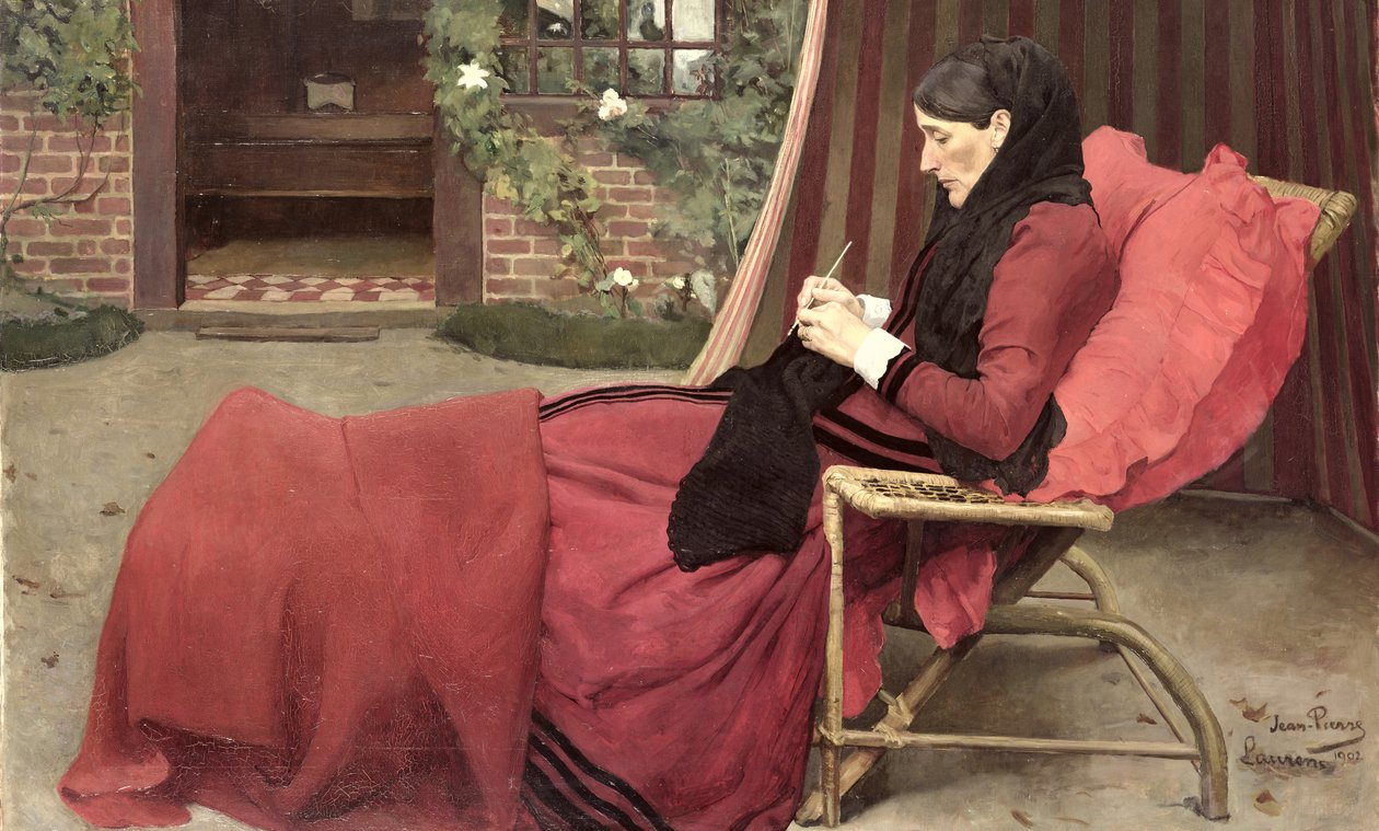 Porträtt av min mor, 1902 av Jean Pierre Laurens