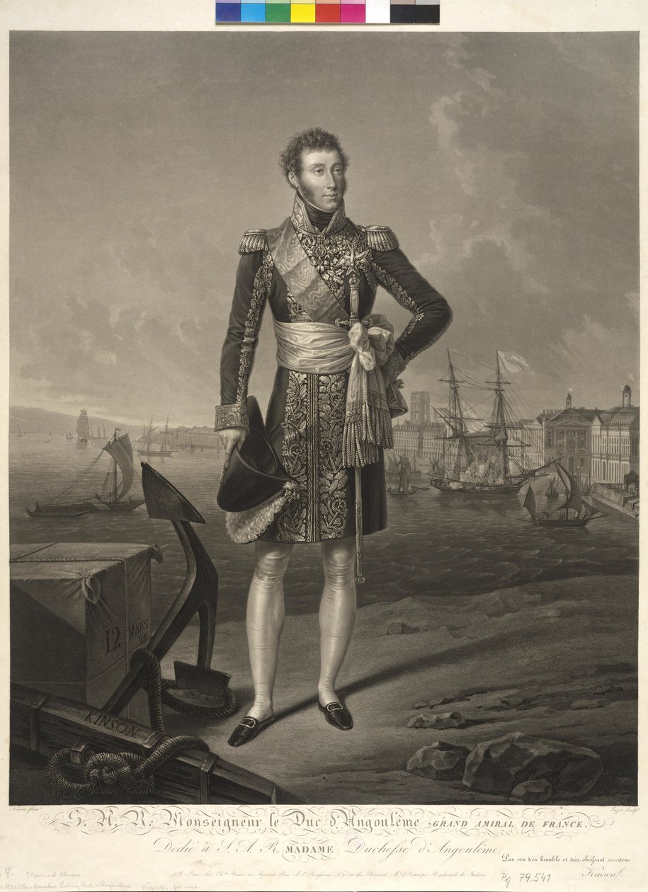 Frankrikes tronföljare Louis Anton av Jean Pierre Marie Jazet