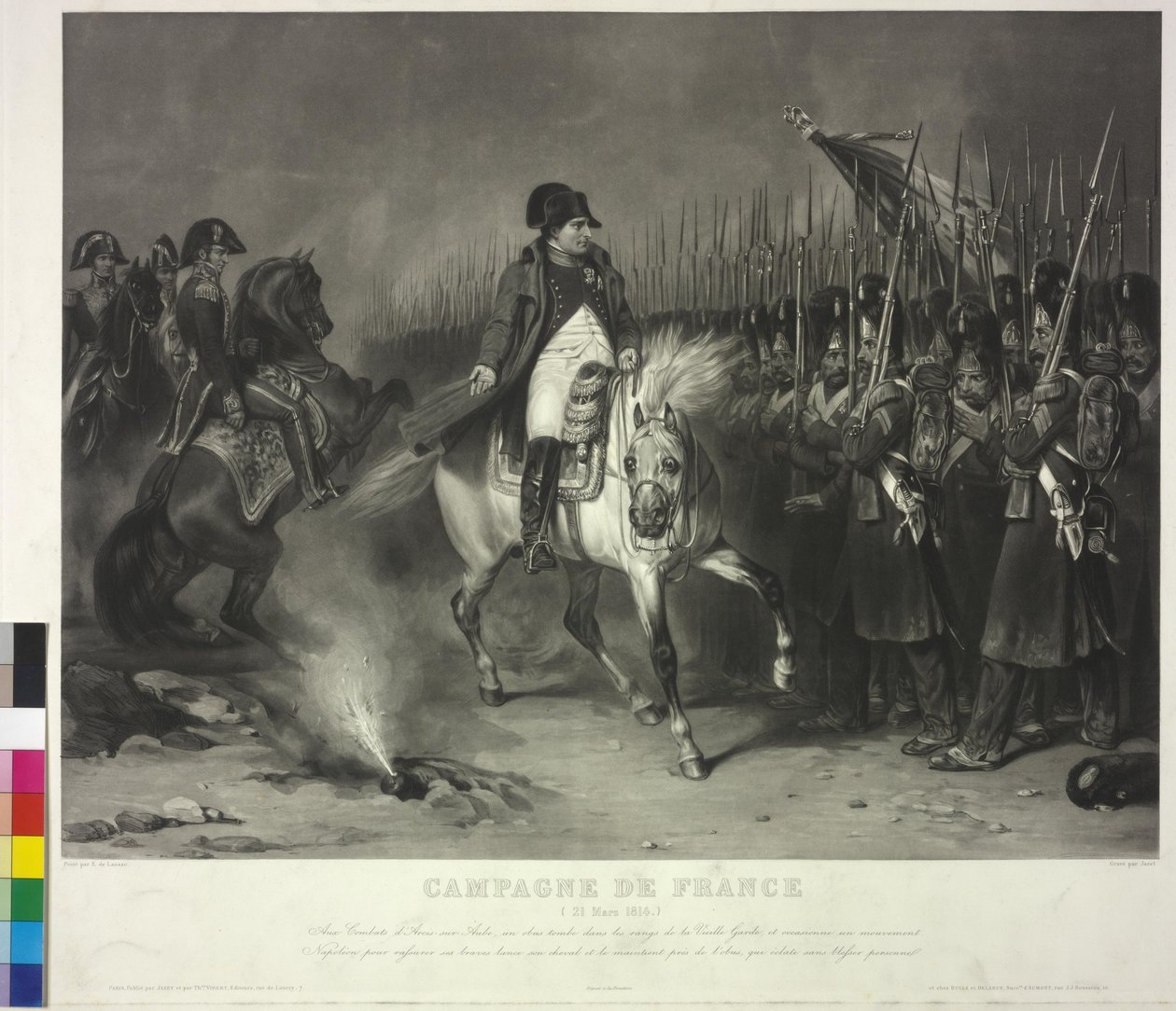 Frankrikes kejsare Napoleon I Bonaparte (akvatint) av Jean Pierre Marie Jazet