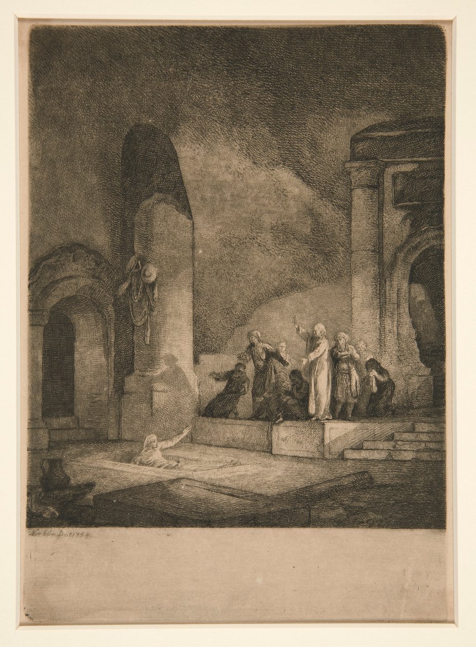 Uppfostran av Lazarus av Jean Pierre Norblin