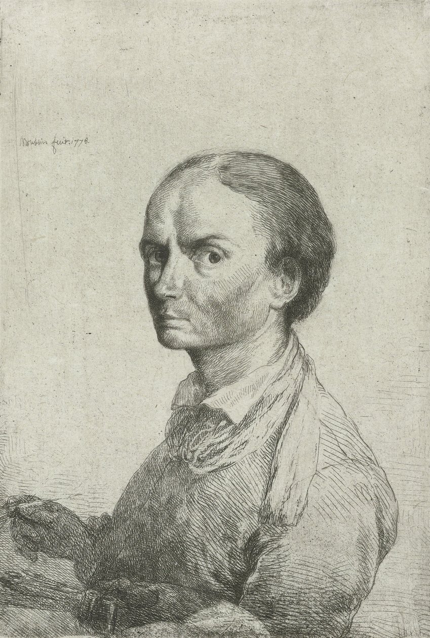 Självporträtt av Jean Pierre Norblin de la Gourdaine av Jean Pierre Norblin de La Gourdaine