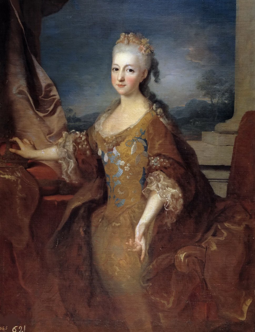 Louise Elisabeth dOrléans 1709-1742, drottning av Spanien, 1724. av Jean Ranc