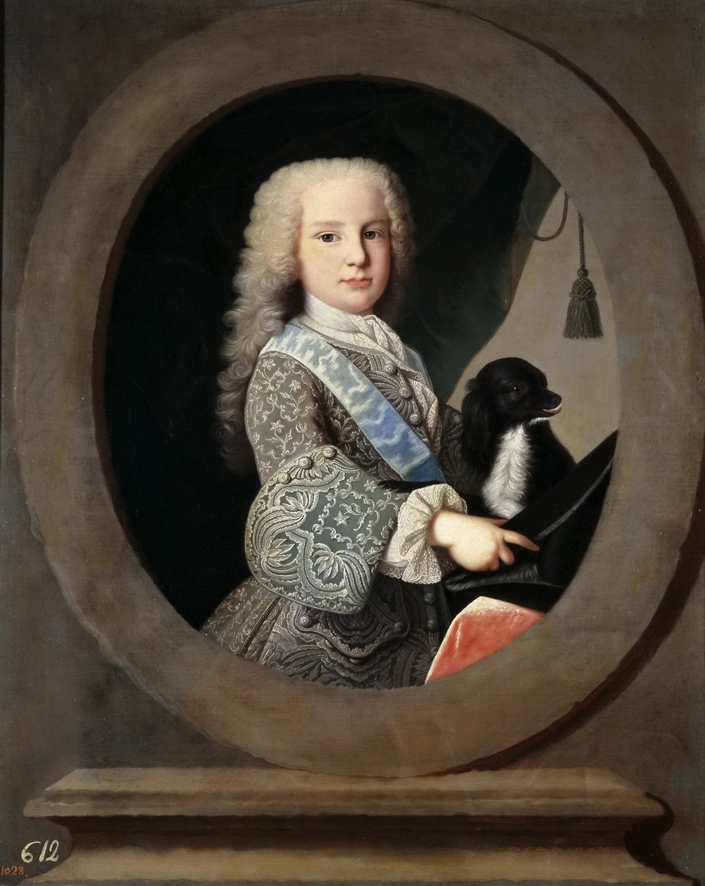 Luis Antonio Jaime av Spanien 1727-1785, Cardinal Infante, 1731. av Jean Ranc