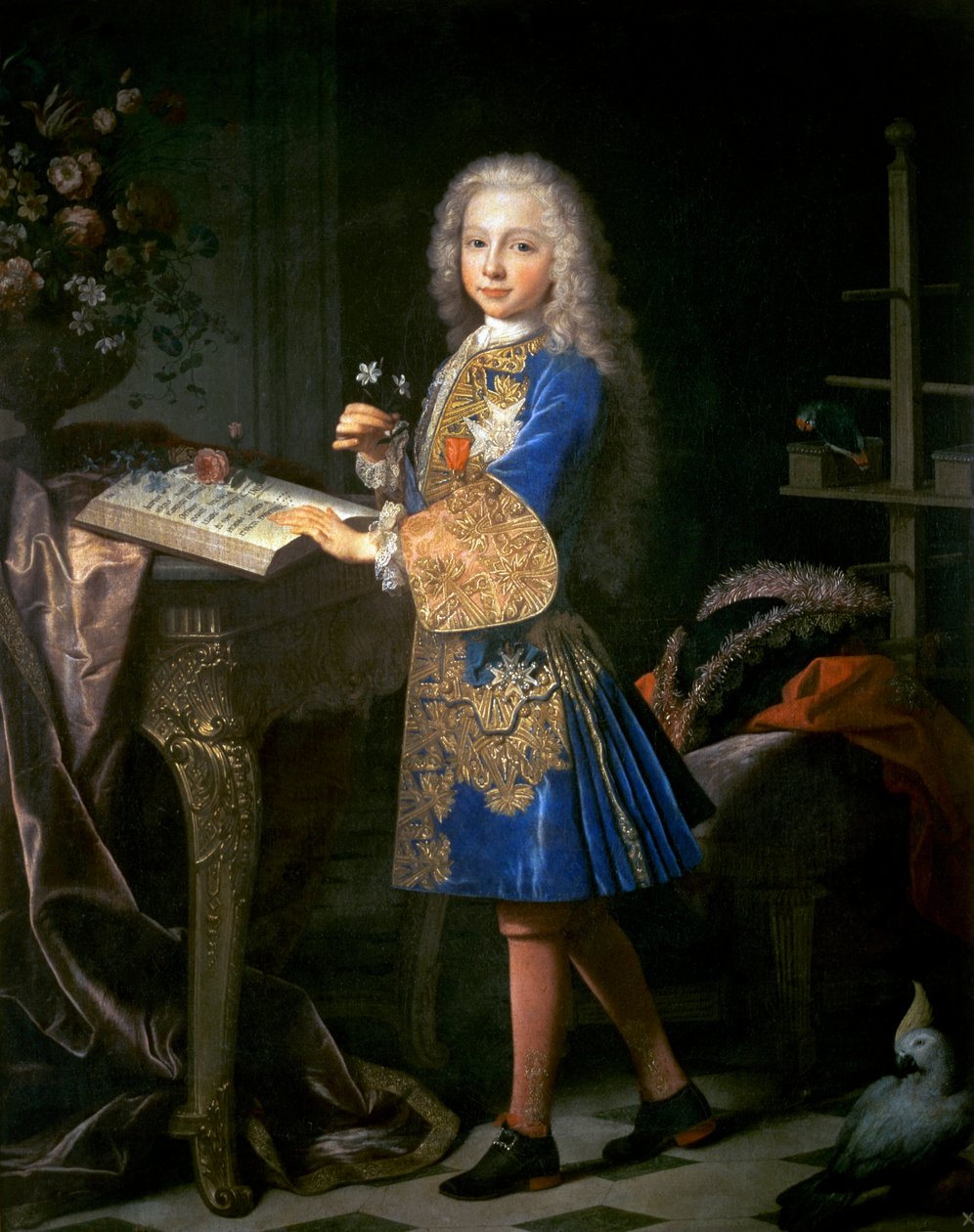 Porträtt av Charles av Bourbon av Jean Ranc