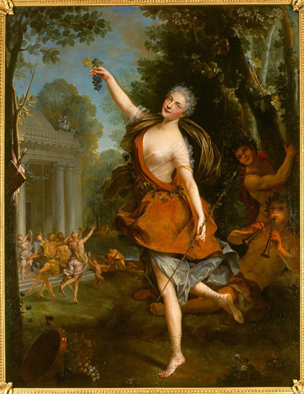Françoise Prévost som Philomèle i opera av Louis Lacoste av Jean Raoux