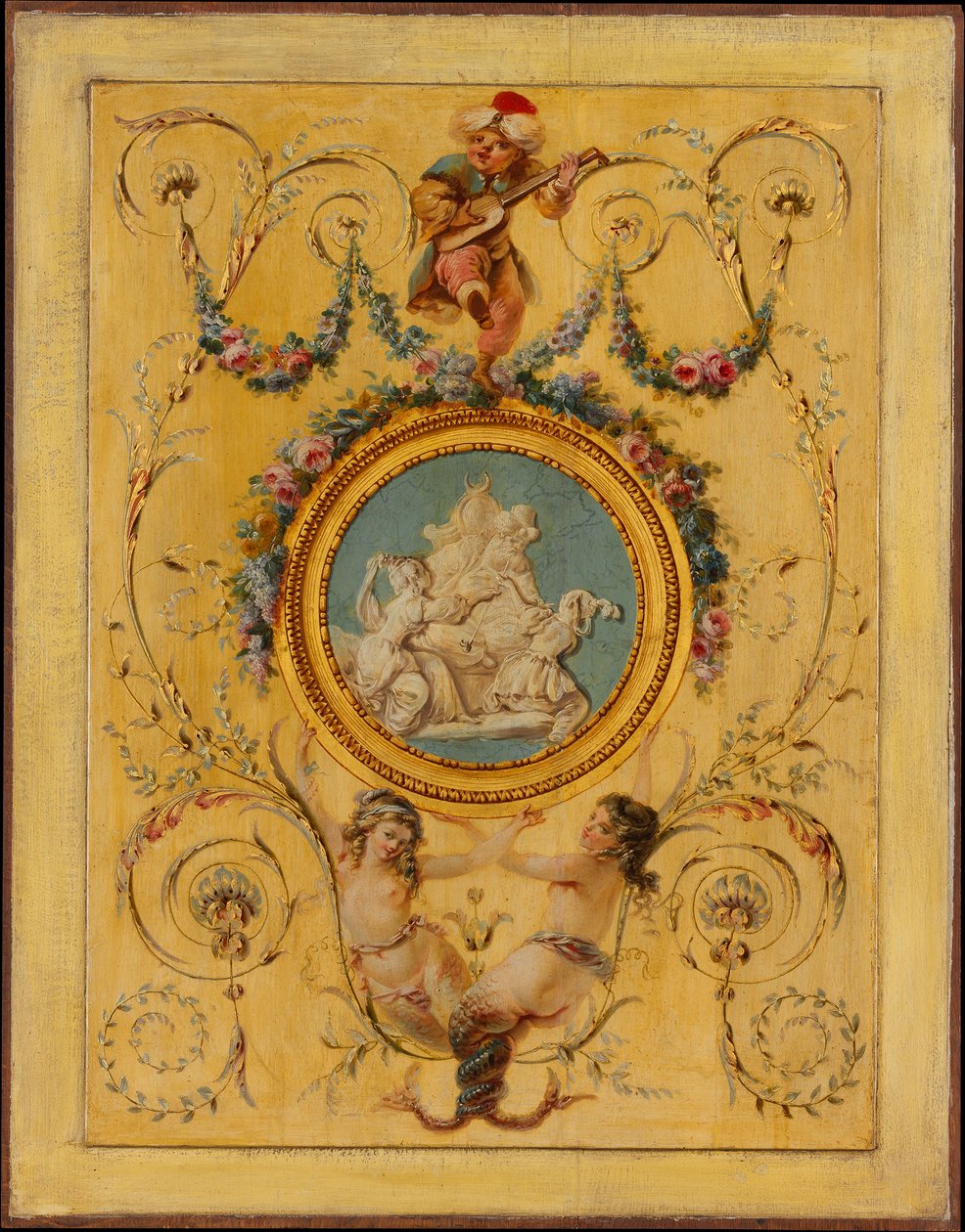 Dörrpanel från Cabinet Turc of Comte d