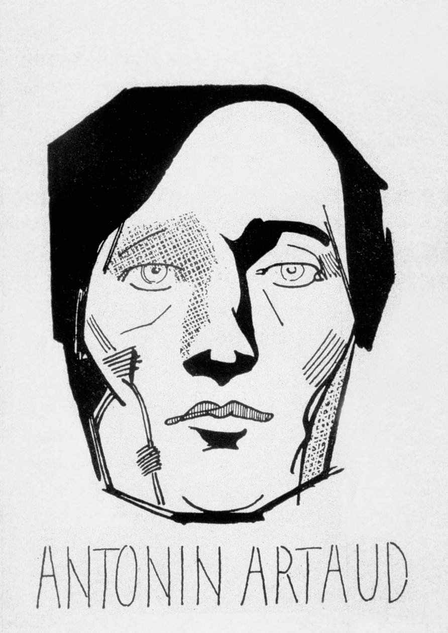 Antonin Artaud (litografi) av Jean de Bosschere