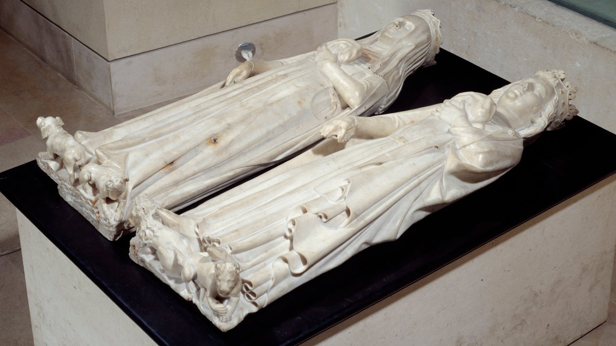Tomb of the bowels of Charles IV the Bel (1293-1328) och Jeanne d