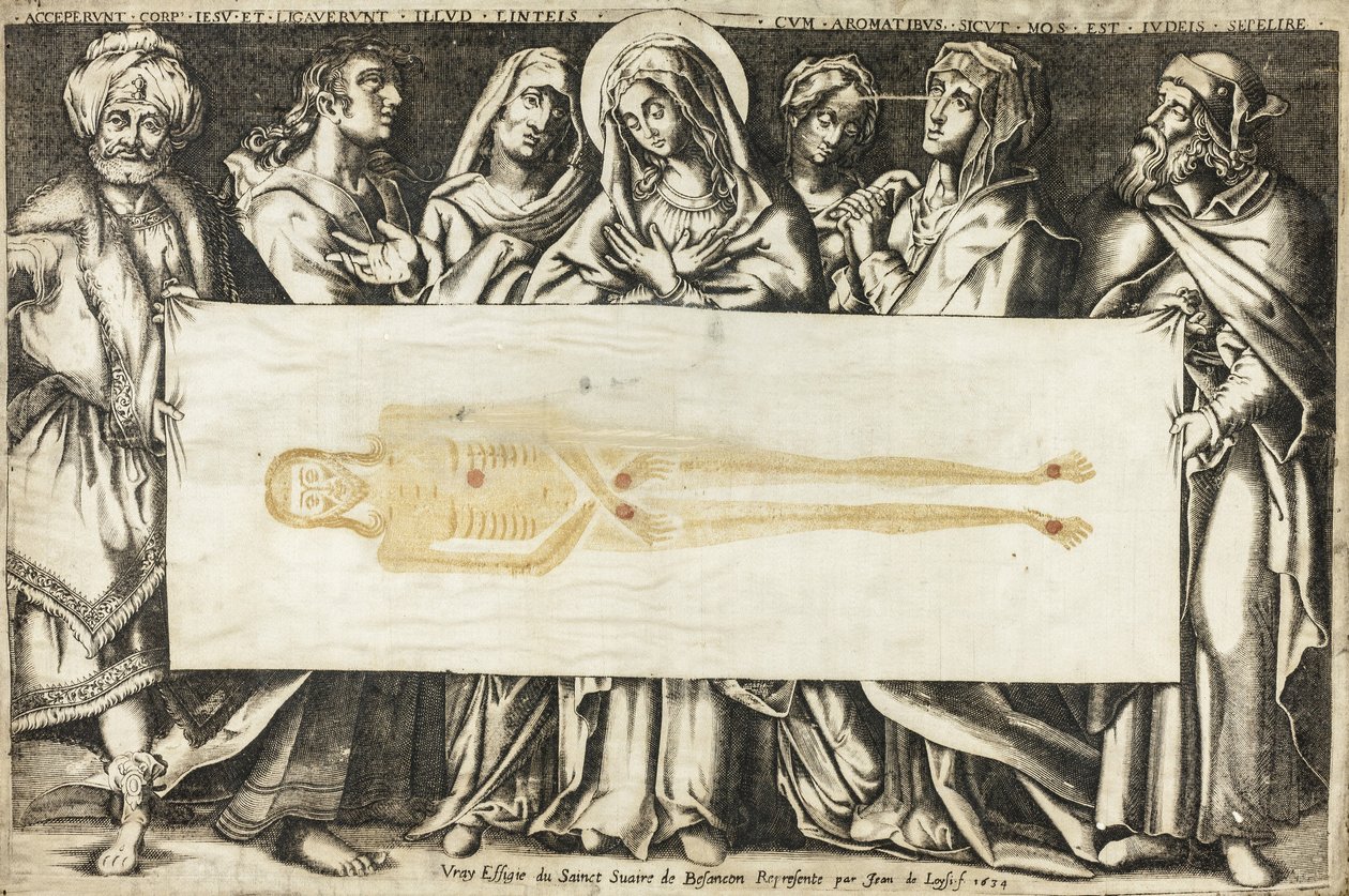 Det heliga döljet i Besançon, 1634 av Jean de Loisy