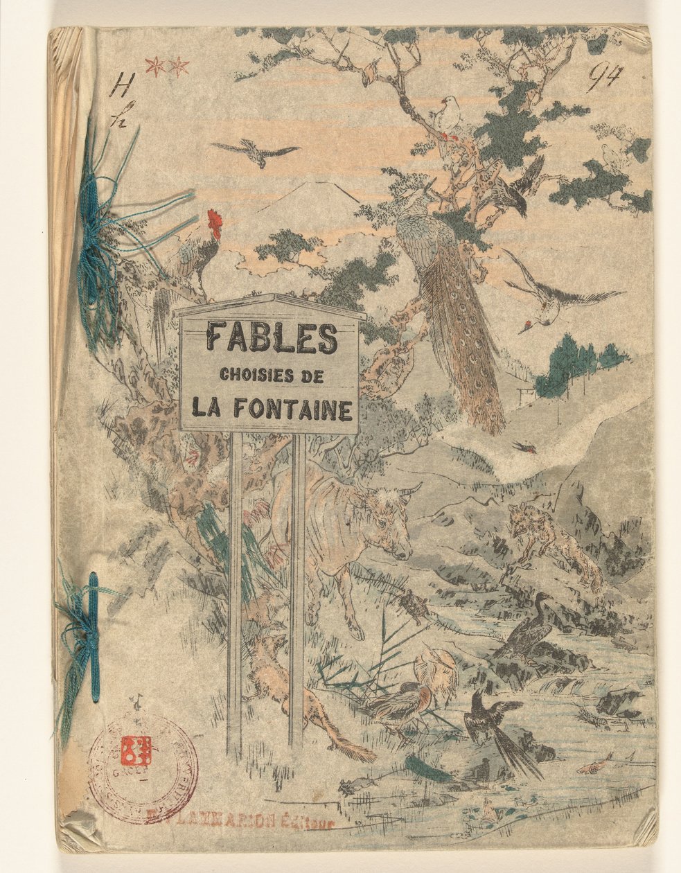 Fontaines fabler - del två Fables choisies de la Fontaine - tome andra (titel på objekt) av Jean de la Fontaine