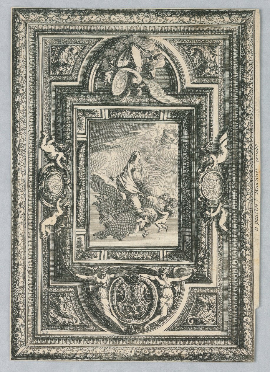 Tak, från "Designs of Plaphons" av Jean le Pautre