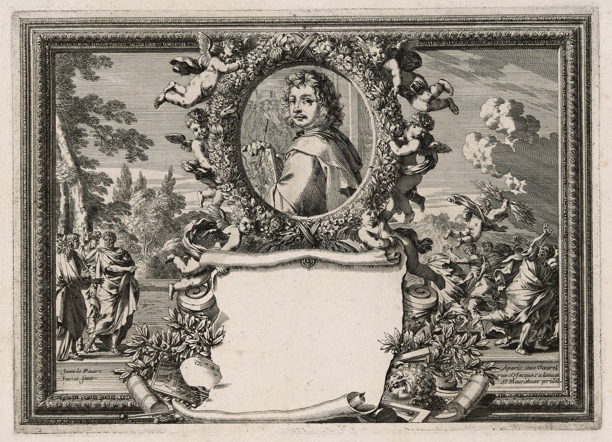 Självporträtt av Jean le Pautre