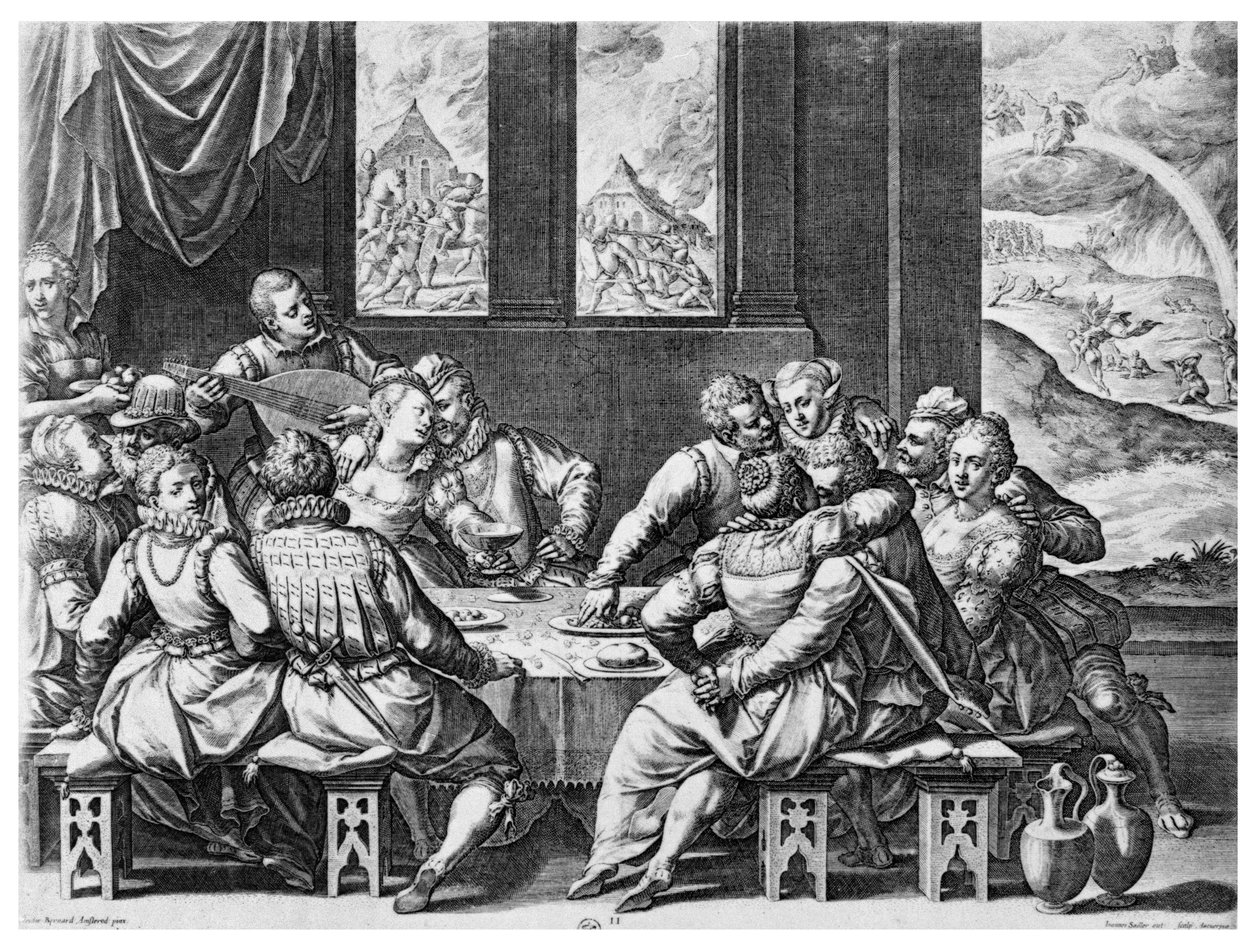 Livet vid Catherine de Medicis hov (1519-89), 1500-talet av Jean or Johann Sadeler